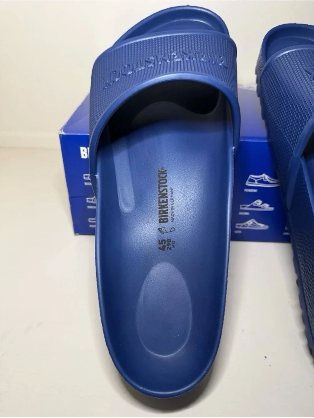 Birkenstock Men’s Slide Sandals - Navy Blue